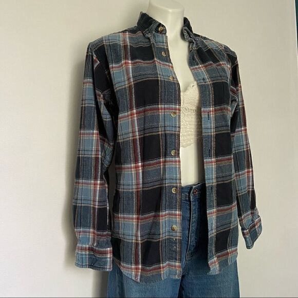 Red Head Brand Thick Cotton Flannel Work Shirt - Picture 7 of 8